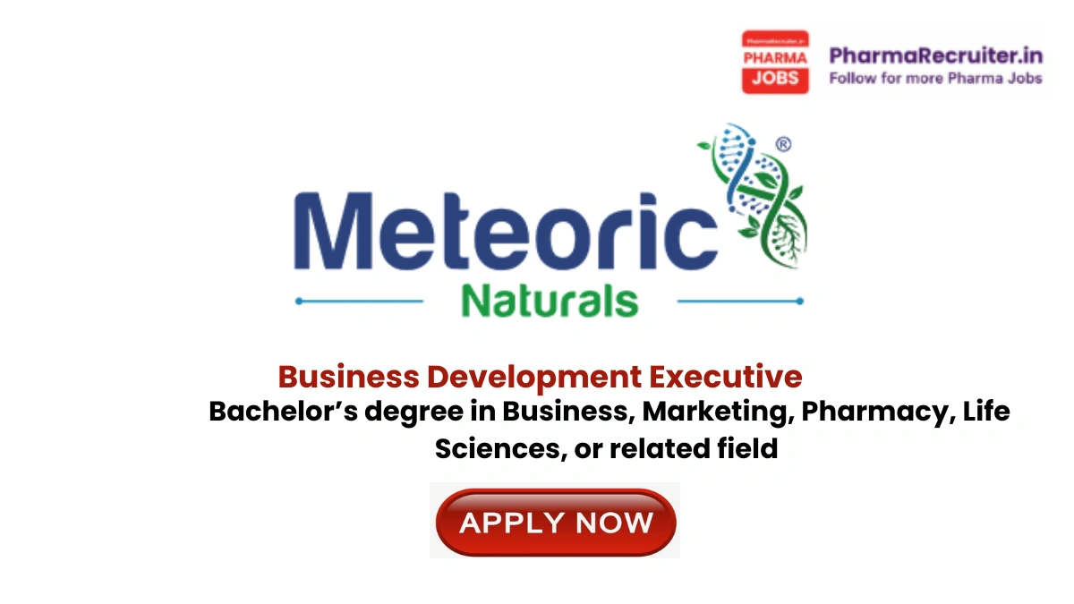 Bachelor’s degree in Business, Marketing, Pharmacy, Life Sciences, or related field
