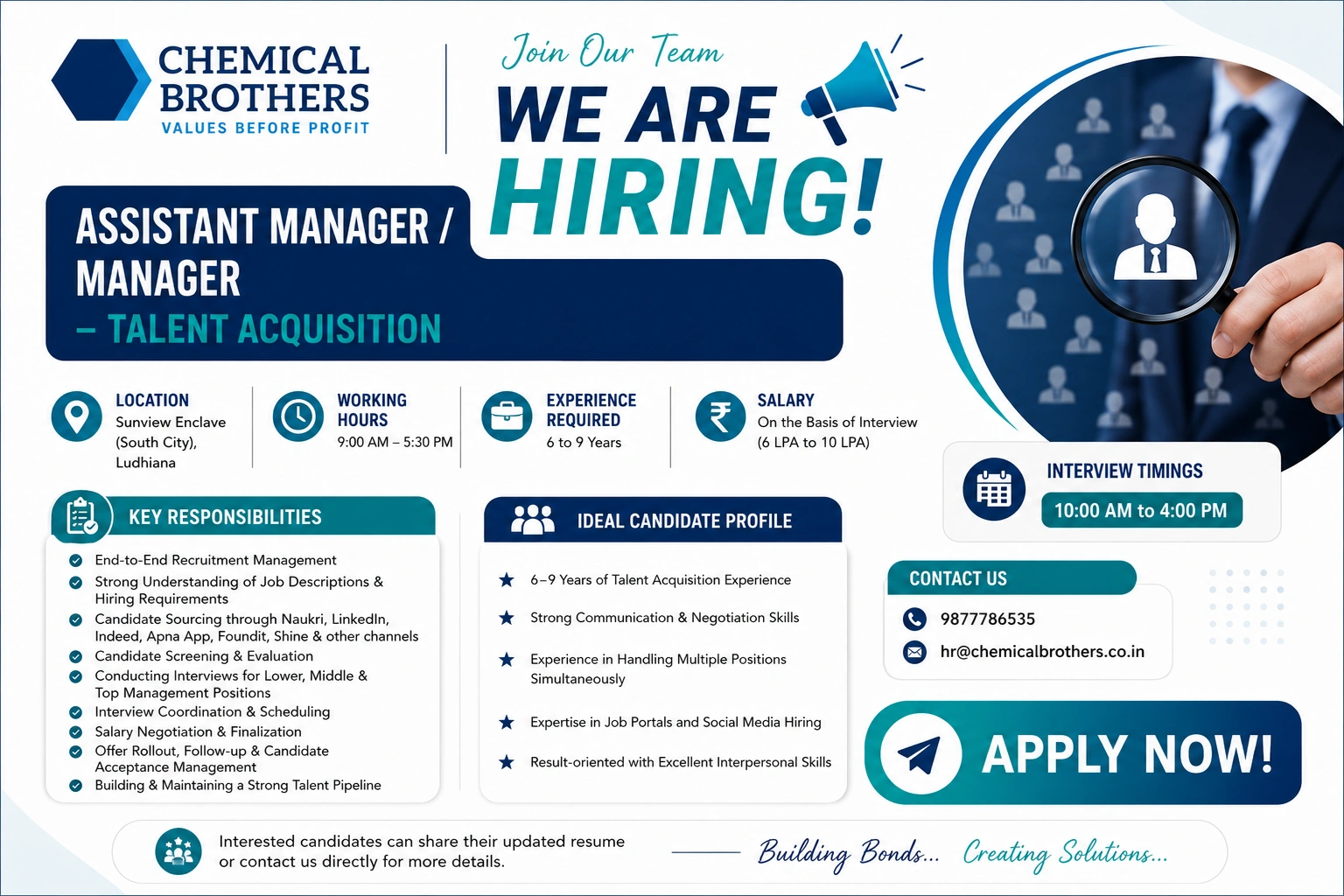 Not specified (Relevant HR / Recruitment experience required)