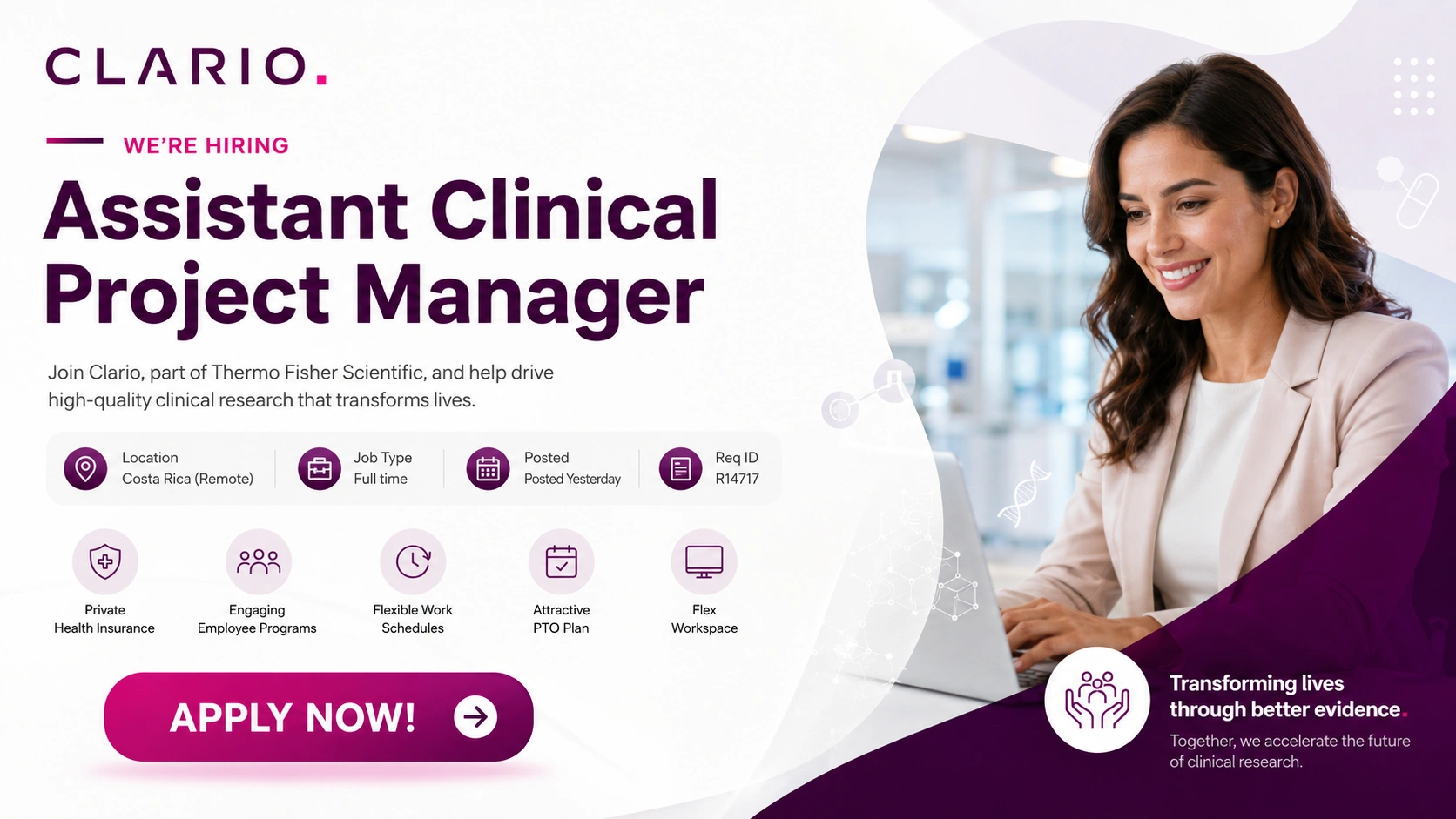 Assistant Clinical Project Manager Jobs at Clario (Thermo Fisher Scientific) – Apply Now