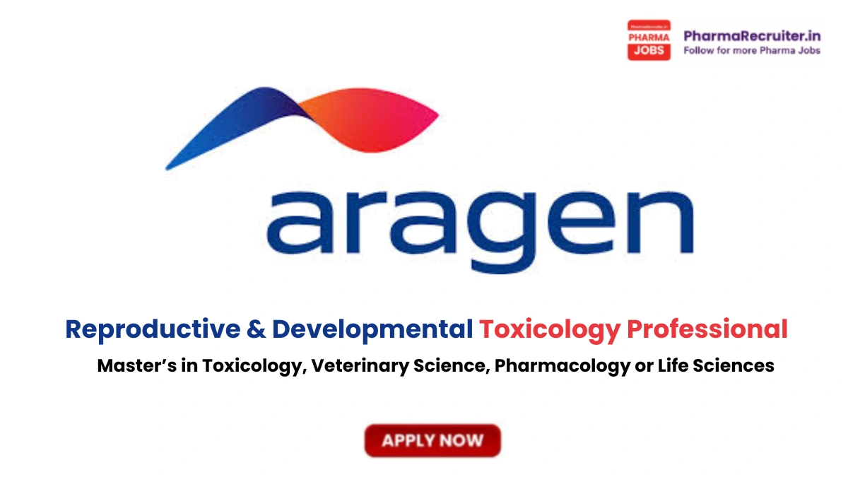 Master’s in Toxicology, Veterinary Science, Pharmacology or Life Sciences