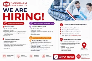 10th/12th/ITI / Diploma / B.E / B.Sc / M.Sc (Chemistry)