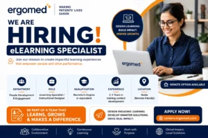 Ergomed Hiring eLearning Specialist – Instructional Design & Training Jobs