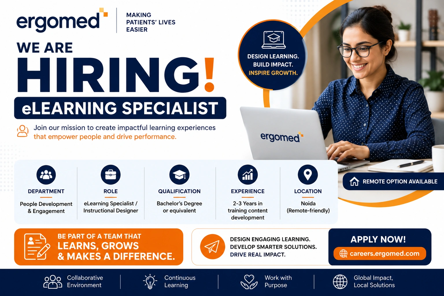 Ergomed Hiring eLearning Specialist – Instructional Design & Training Jobs