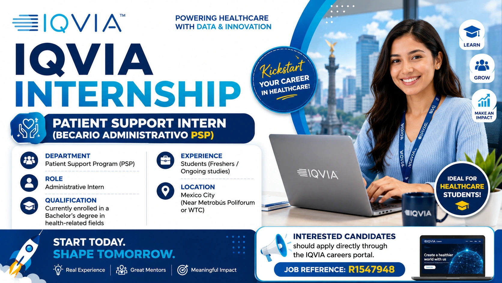 IQVIA Hiring Patient Support Intern