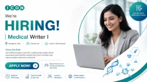 Medical Writer I Job Opening at ICON plc – Bangalore | Pharma Careers in India 2026