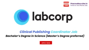 Bachelor’s Degree in Science (Master’s Degree preferred)