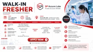 B.Sc/M.Sc (Chemistry/Biotechnology/Microbiology/Biochemistry), B.E/B.Tech