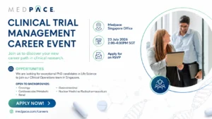 Medpace Clinical Trial Management Career Event 2026 | Clinical Research Careers in Singapore on 23 July 2026