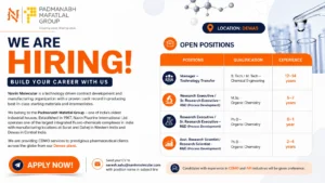 B.Tech/M.Tech Chemical Engineering, M.Sc Organic Chemistry, PhD Organic Chemistry
