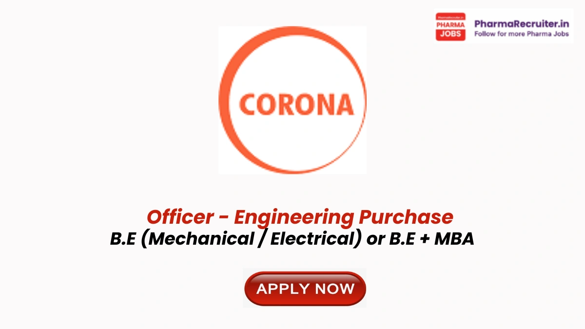 B.E (Mechanical / Electrical) or B.E + MBA