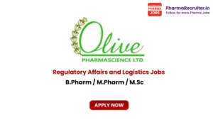 B.Pharm / M.Pharm / M.Sc