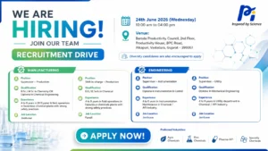 PI Industries Recruitment Drive | Walk-In Interview for Production and Engineering Professionals on 24 June 2026