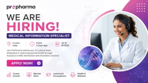 ProPharma Hiring Medical Information Specialist in India | Remote Pharma Careers 2026
