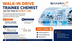 B.Pharma, M.Pharma, M.Sc Chemistry