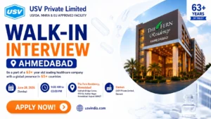 USV Private Limited Walk-In Interview for Production, QA, QC, Engineering & Utility Roles in Daman on 28 June 2026 (Sunday)