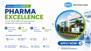 USV Walk-In Interview for Production, QA, QC, Engineering, and Apprentice Roles in Daman on 14 June 2026
