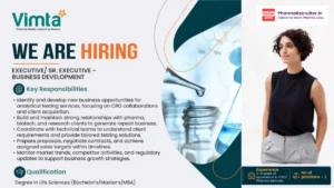 Vimta Hiring Executive & Sr. Executive – Business Development