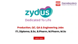 ITI, Diploma, B.Sc, B.Pharm, M.Pharm, M.Sc