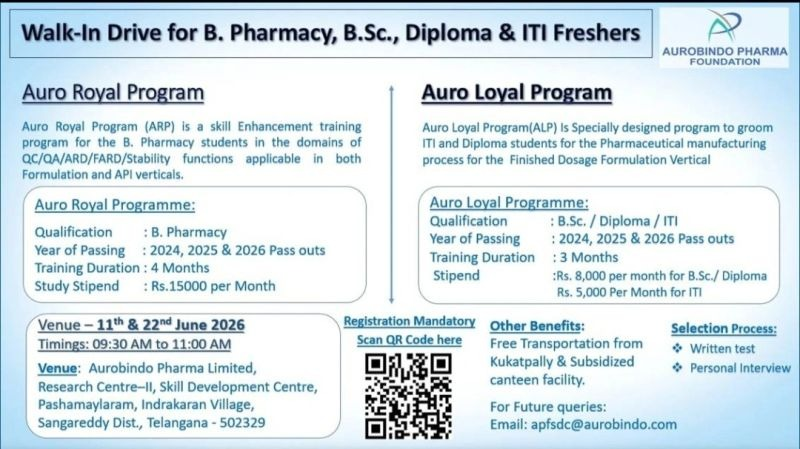 pharma jobs, walk-in interviews, QA jobs, QC jobs, or production jobs