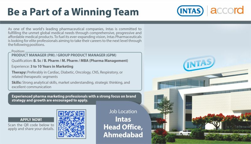 Intas Pharmaceuticals is one of the world’s leading pharmaceutical companies committed to delivering affordable and innovative healthcare solutions.