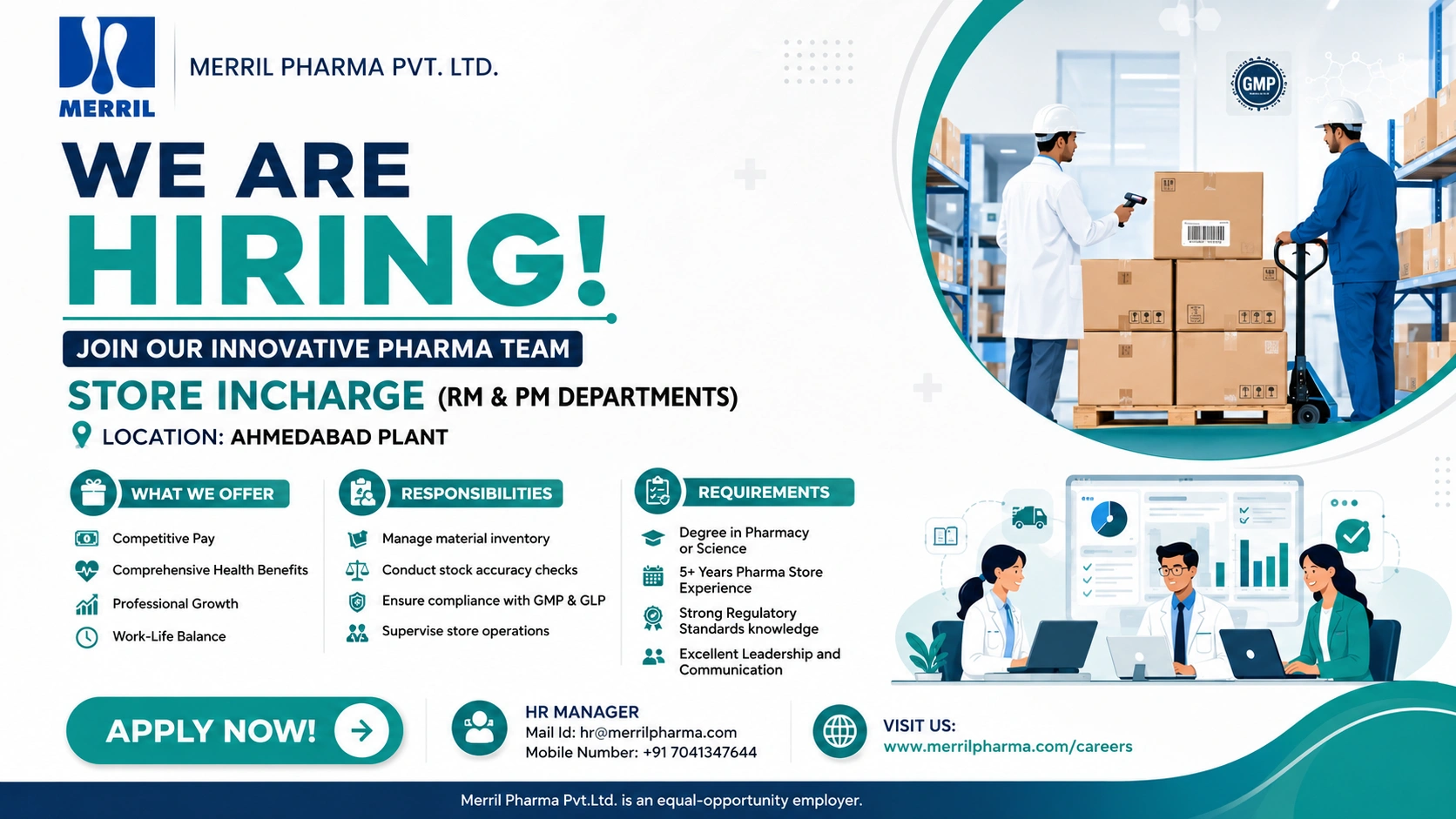 Degree in Pharmacy or Science