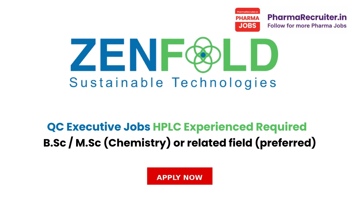 B.Sc / M.Sc (Chemistry) or related field (preferred)