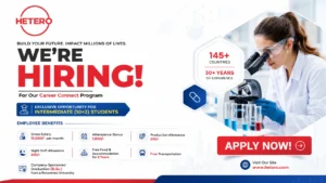 Hetero Career Connect Program 2026 – Earn While You Learn | Production Jobs for Intermediate (10+2) Students