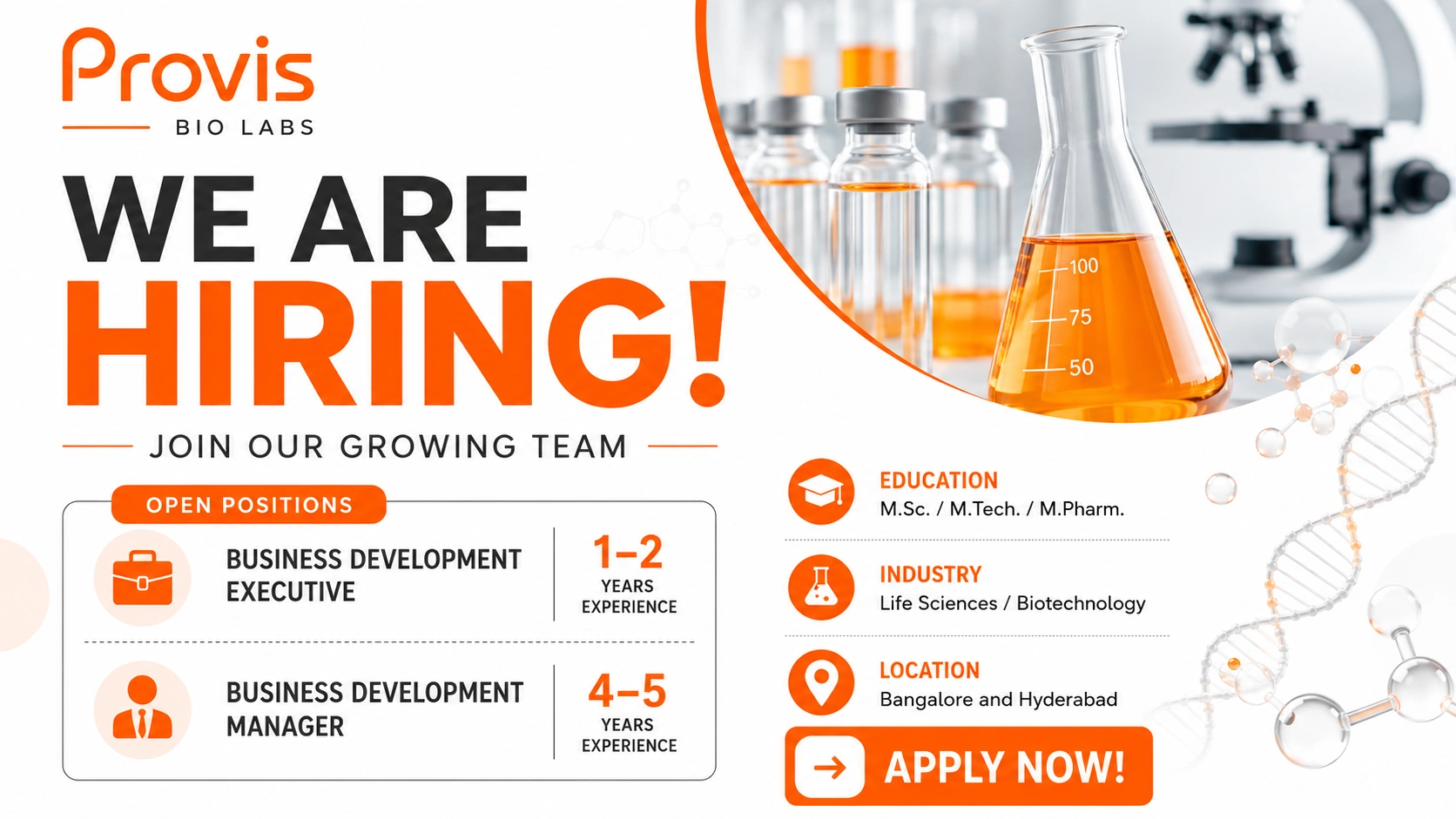 M.Sc. / M.Tech. / M.Pharm.